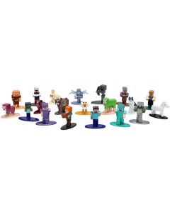 Набор Фигурок Nano Metalfigs Minecraft Wave 6 20 Pack 32502 Jada toys