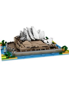 Конструктор 3Д из миниблоков Сиднейский оперный театр 2360 деталей YZ061 Rtoy