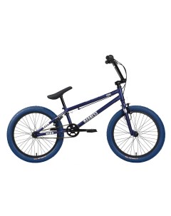 Велосипед Madness BMX 1 2024 темно синий матовый серебристый темно синий 9 Stark