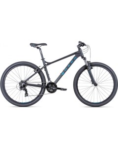 Велосипед Flightline One 27 5 2021 Цвет матовый черный синий металик Размер 16 Haro