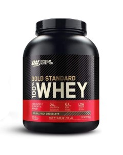 Протеин 100 Whey Gold Standard EU 2260 г двойной шоколад Optimum nutrition