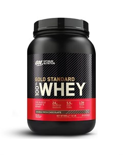 Протеин 100 Whey Gold Standard EU 899 г двойной шоколад Optimum nutrition