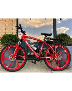 Велосипед 26 на литых дисках 2023 рост 160 180 красный Richiesto