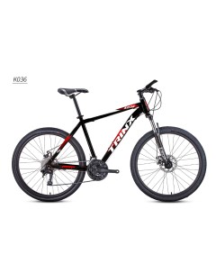 Велосипед горный K036 MattBlackWhiteRed 15 2023 Trinx