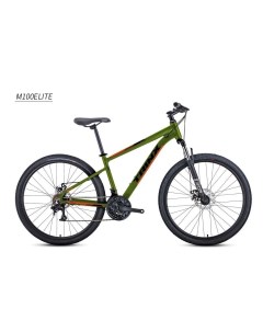 Велосипед горный M100 Elite Greenorangeblack 18 2023 Trinx