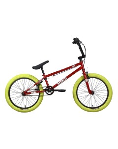 Велосипед Madness BMX 1 2024 красный серебристый хаки 9 Stark