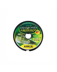 Леска монофильная Diamond Exelence 0 5 мм 21 2 кг 100 м светло зелёная 7589 Salmo
