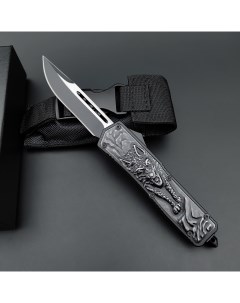 Автоматический складной нож Волк клинок 87 мм сталь 440С фронтальный цвет черный Nobrand