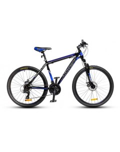 Велосипед Stalker 2021 черный синий Размер 17 Хорст
