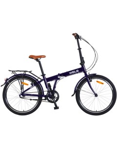 Велосипед Follo 24 3 Nexus 2 0 Цвет фиолетовый Wels