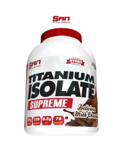 Протеин Titanium Isolate Supreme 2 0 2270 г delicious milk chocolate San