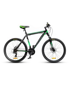 Велосипед Stalker 2021 Цвет черный салатовый Размер 21 Хорст