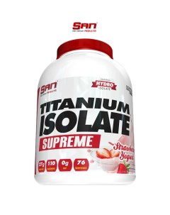 Протеин Titanium Isolate Supreme 2 0 2270 г strawberry yoghurt San