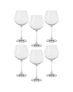 Набор бокалов для вина Columba optic стекло 6шт 640мл 669 404 Crystal bohemia