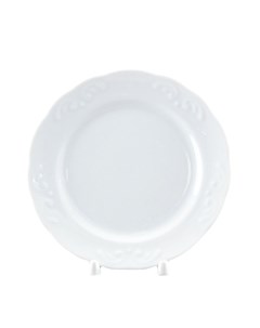 Тарелка для закусок Надежда 17 5 см белая Добрушский фарфоровый завод