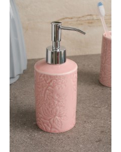 Диспенсер для жидкого мыла 18x7 см розовый керамика 6586837 Coincasa