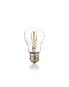 Лампа филаментная ideal lux Goccia A60 Груша 8Вт 980Лм 4000К CRI80 Е27 230В 153964 Ideal lux s.r.l.