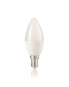 Лампа светодиодная ideal lux Oliva С37 Свеча 6Вт 520Лм 3000К CRI80 Е14 230В 151748 Ideal lux s.r.l.
