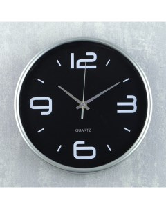 Часы настенные серия Классика Сильва дискретный ход d 25 см Nobrand