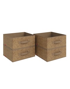Коробки для хранения вещей MA BOX 4F набор 4 шт 31х31х15 см Valiant