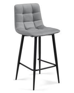 Полубарный стул Чилли темно серый черный Мебельные решения