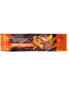 Батончик протеиновый Protein 35 шок брауни с абрикосовой карамелью 40 г 20 шт Biotok