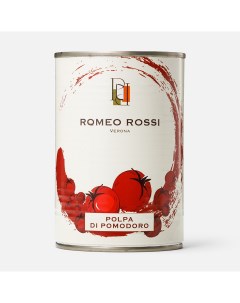Помидоры кусочками в томатном соке 400 г Romeo rossi