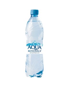Вода питьевая минеральная негазированная 0 6 л Aqua minerale
