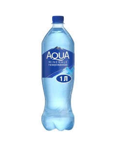 Вода питьевая Газированная 1 л ПЭТ Aqua minerale