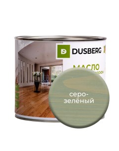 Масло с твердым воском на бесцветной основе 2 л Серо зеленый Dusberg