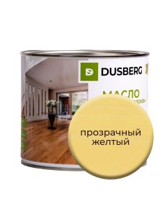 Масло с твердым воском на бесцветной основе 2 л Прозрачный желтый Dusberg