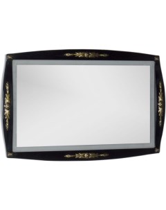 Зеркало Виктория 120 черный золото Aquanet