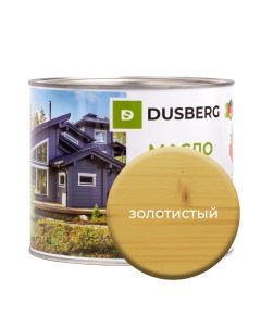 Масло для дерева на бесцветной основе 2 л Золотистый Dusberg