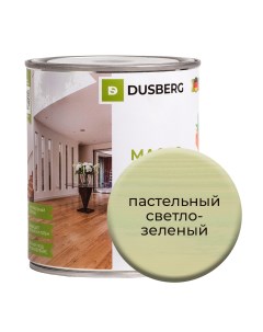 Масло для стен на бесцветной основе 750 мл Пастельный светло зеленый Dusberg