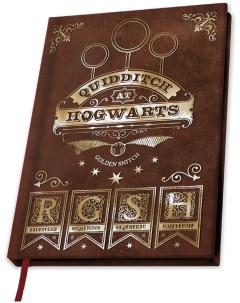 Записная книжка Harry Potter Quidditch at Hogwarts ABYNOT032 Abystyle