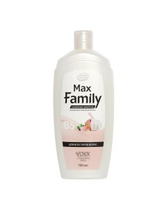 Семейный шампунь maxfamily для всех типов волос чеснок 700 мл Max family