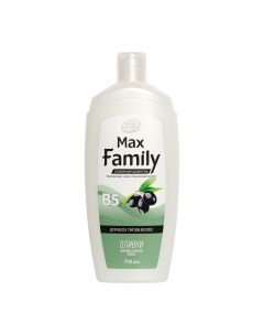 Семейный шампунь maxfamily для всех типов волос оливки 700 мл Max family