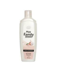 Семейный шампунь maxfamily для всех типов волос чеснок 400 мл Max family