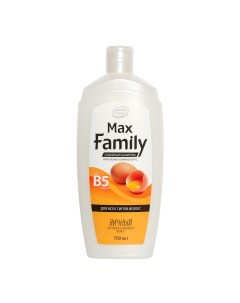Семейный шампунь maxfamily для всех типов волос яичный 700 мл Max family