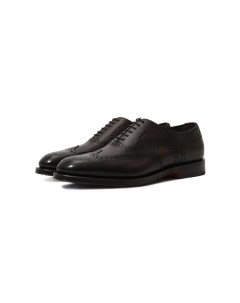 Кожаные оксфорды Santoni