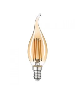 Лампа светодиодная TH B2119 филаментная свеча 9W 855Lm E14 2400K gold Thomson