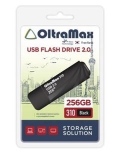 Накопитель USB 2 0 256GB OM 256GB 310 Black 310 чёрный Oltramax