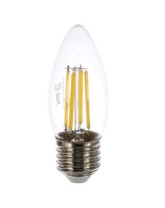 Лампа светодиодная Б0027951 F LED B35 7W 840 E27 филамент свеча 7Вт нейтр E27 Era