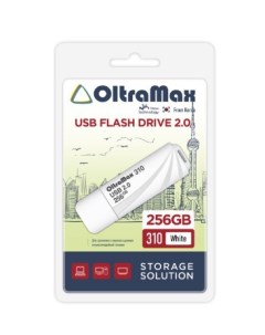 Накопитель USB 2 0 256GB OM 256GB 310 White 310 белый Oltramax