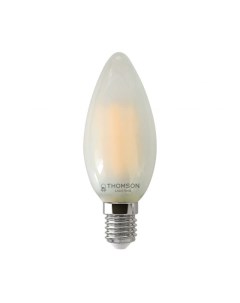 Лампа светодиодная TH B2135 филаментная свеча 5W 515Lm E14 4500K Frosted Thomson