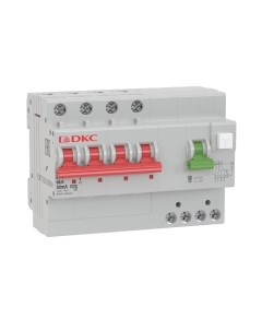 Автоматический выключатель дифф тока АВДТ MDV63 43C40 A 6kA тип характеристики C 3P N 40A тип A 7 мо Dkc
