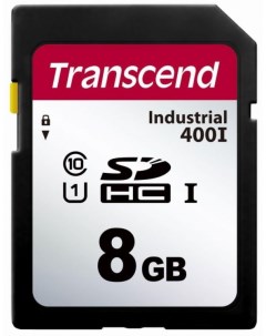 Промышленная карта памяти SDHC 8Gb TS8GSDC400I 400I U1 MLC Wide Temp Transcend
