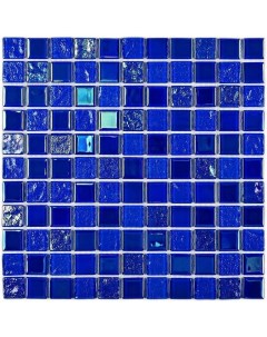 Мозаика Стеклянная Bondi dark blue 25 30х30 см Bonaparte