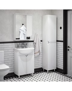 Мебель для ванной Сириус 55 напольная белая Corozo