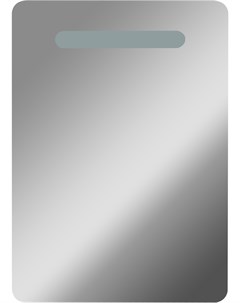 Зеркало шкаф Аква 50 с подсветкой R белый Doratiz